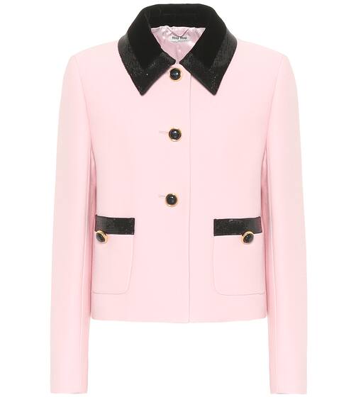 Crêpe jacket | Miu Miu