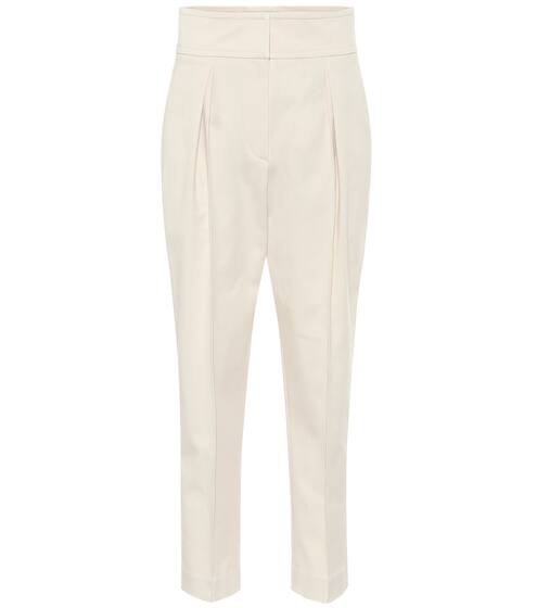 Cotton-blend tapered pants | Brunello Cucinelli