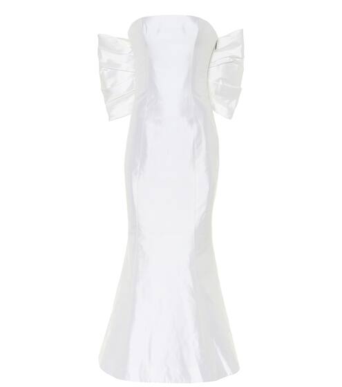 Exclusive to Mytheresa – Silk-satin midi dress | RASARIO