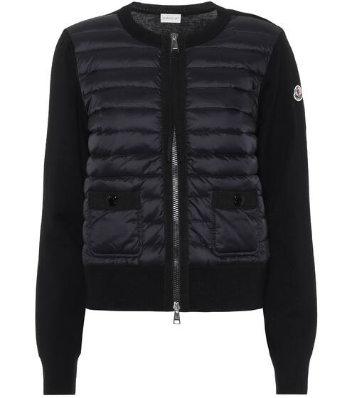 Down wool cardigan | Moncler