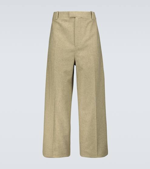 Wool-blend flannel pants | Bottega Veneta