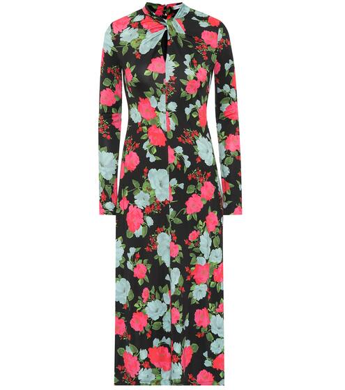 Nolene floral jersey midi dress | Erdem