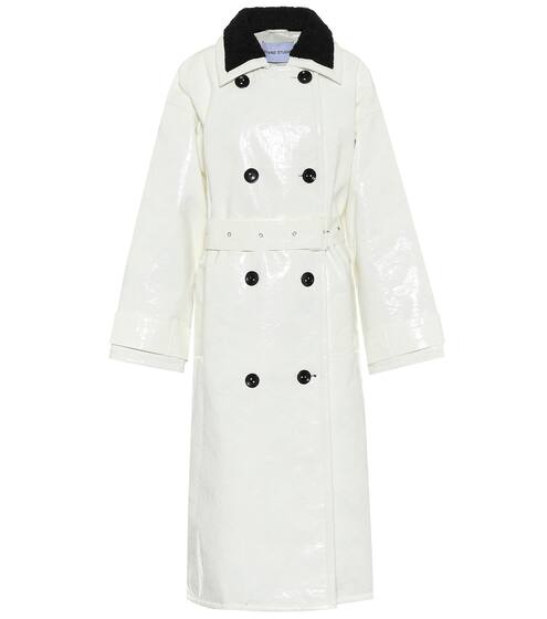 Marissa coated canvas trench coat | Stand Studio