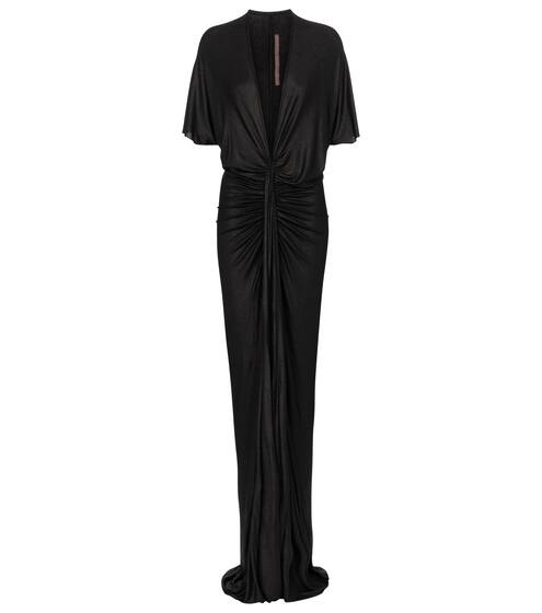 Lilies vestido de fiesta fruncido | Rick Owens