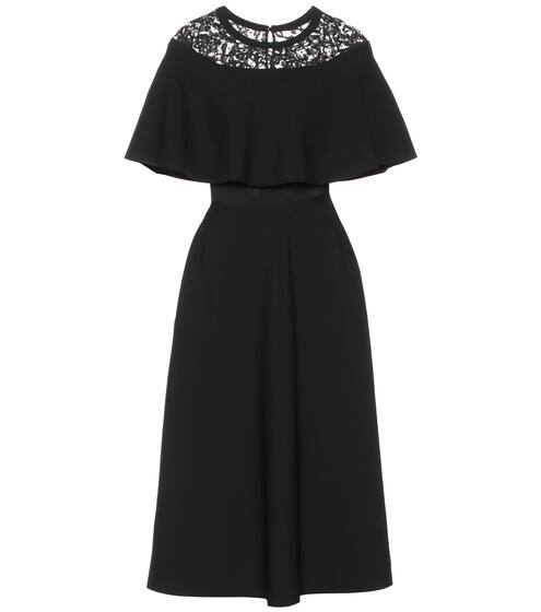 Lace-trimmed dress | Valentino