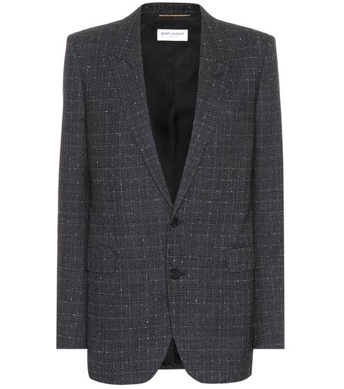 Checked wool blazer | Saint Laurent