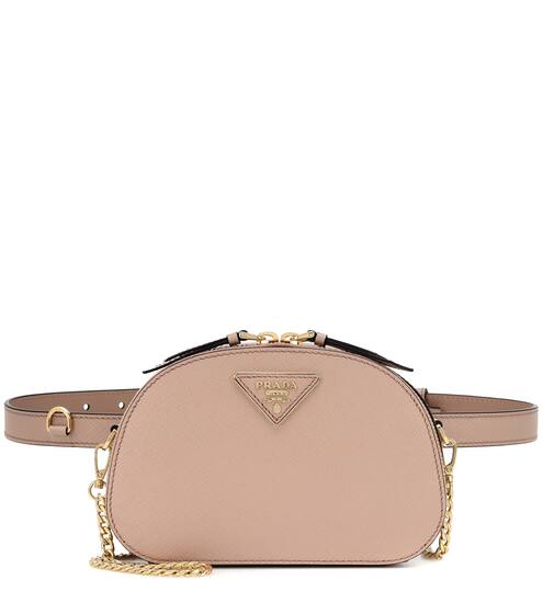 Odette leather belt bag | Prada