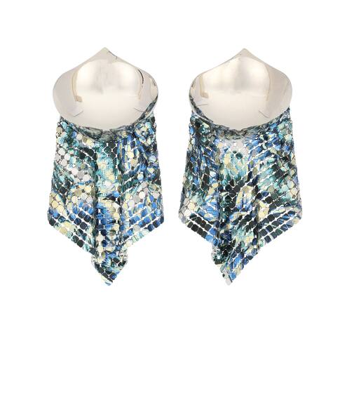 Boucles d'oreilles en cotte de mailles | Paco Rabanne