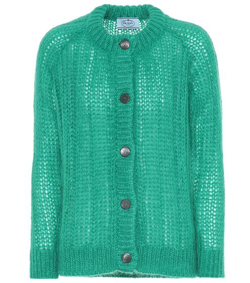 Mohair-blend cardigan | Prada