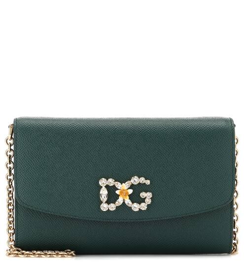 Verzierte Clutch aus Leder | Dolce & Gabbana