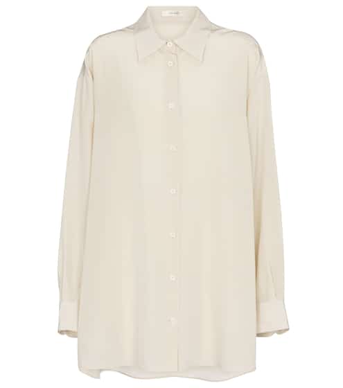 Luka silk crêpe shirt | The Row