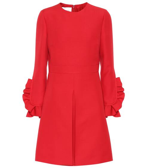 Pleated crêpe dress | Valentino