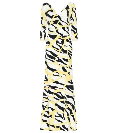 Bedrucktes Maxikleid aus Jersey | Roberto Cavalli