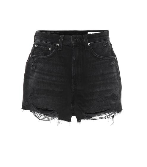 Maya high-rise denim shorts | Rag & Bone