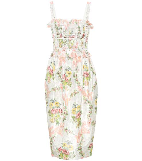 Exclusive to Mytheresa – Palmira floral silk-blend dress | Brock Collection
