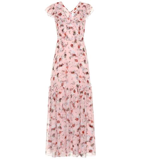 Exclusive to Mytheresa – Franceline floral silk-voile gown | Erdem