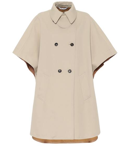 Bertone cotton-gabardine cape | Max Mara
