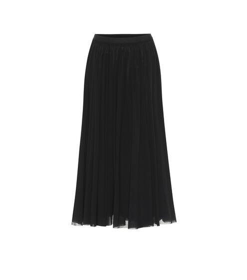 Stretch-jersey midi skirt | Jil Sander