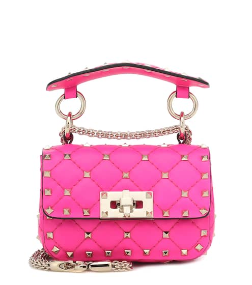 Valentino Garavani Rockstud Spike Mini leather crossbody bag | Valentino