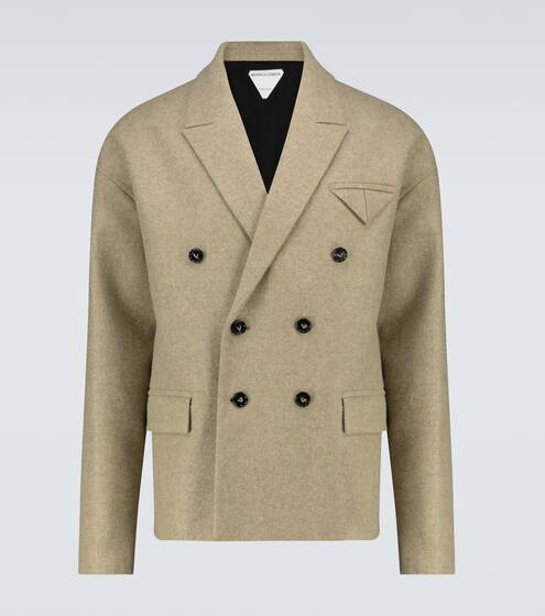 Double-breasted wool blazer | Bottega Veneta