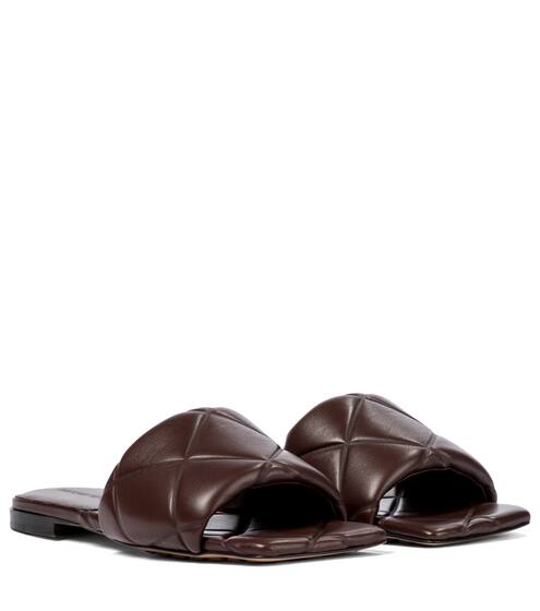 BV Rubber Lido leather sandals | Bottega Veneta