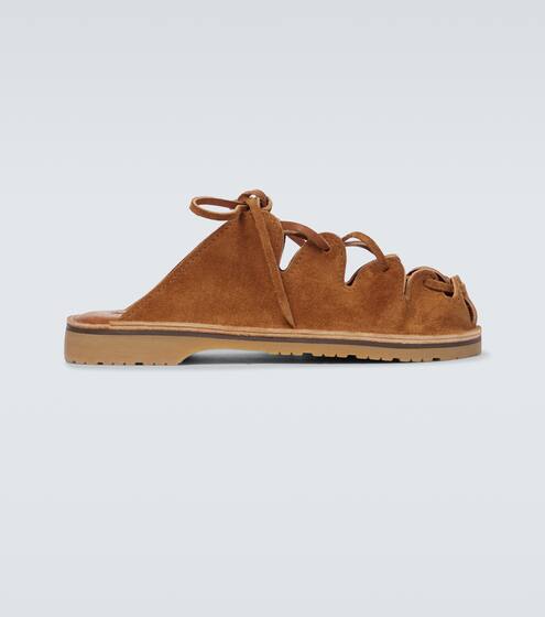 Ghillie suede slides | Yuketen