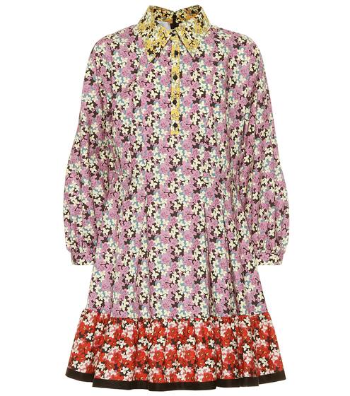 Floral cotton minidress | Valentino