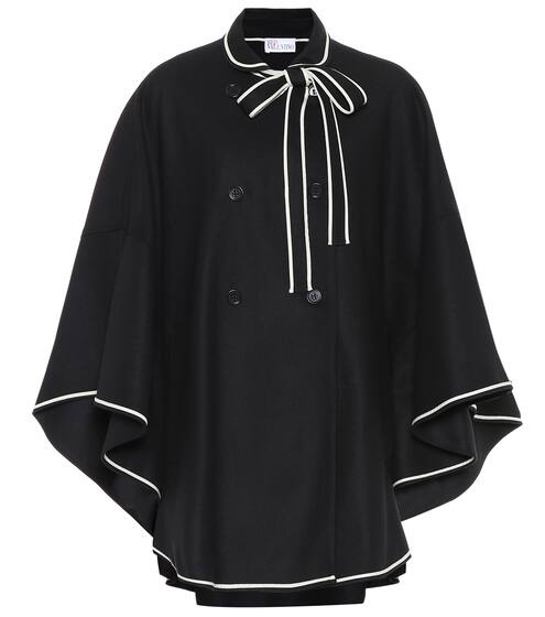 Wool-blend cape | REDValentino