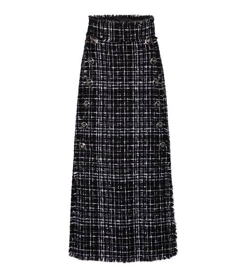 تنورة ميدي من التويد | Dolce & Gabbana