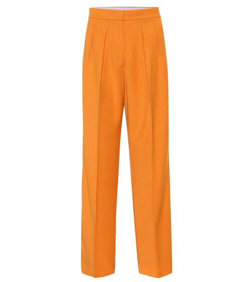 بنطلون من الحرير و الصوف المخلوط | Roksanda