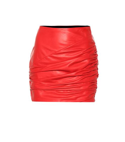 Leather miniskirt | Versace