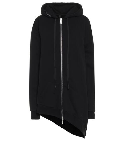 Asymmetric cotton hoodie | Unravel