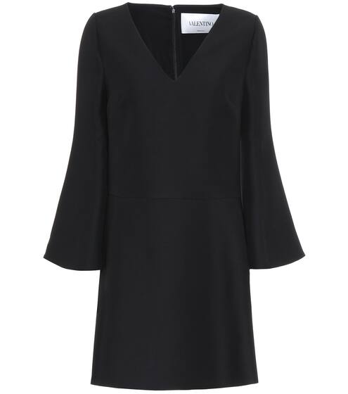 Wool and silk crêpe minidress | Valentino