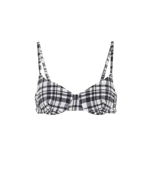 The Ginger checked bikini top | Solid & Striped