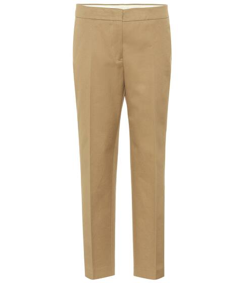 Cropped cotton pants | Jil Sander