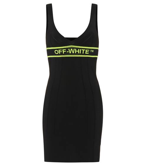 فستان قصير ستريتش | Off-White