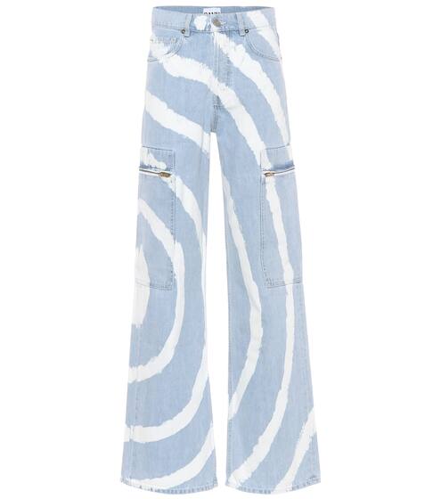 High-rise wide-leg jeans | Ganni