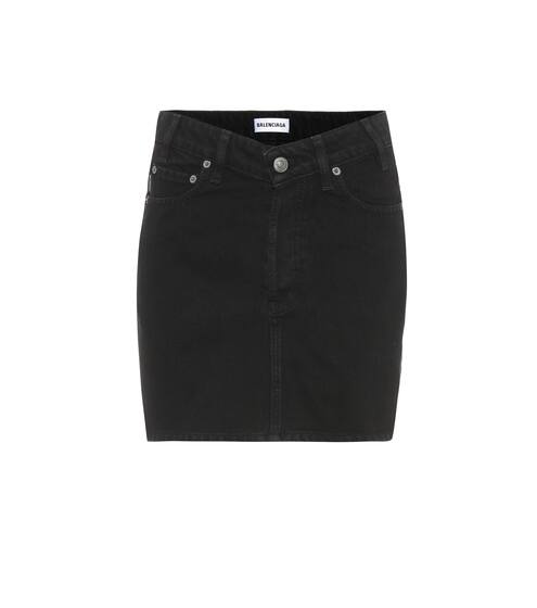 High-rise denim skirt | Balenciaga