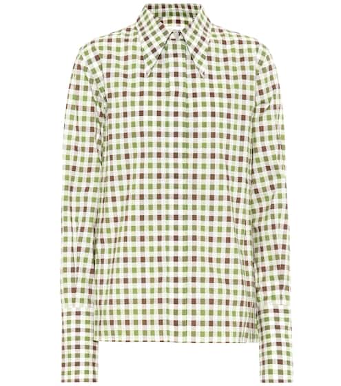 Gingham cotton shirt | Victoria Beckham