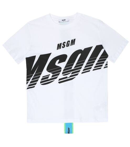 Logo cotton T-shirt | MSGM Kids