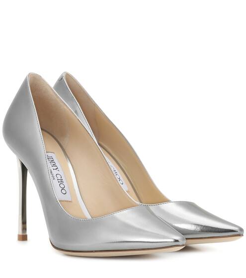 Romy 100 metallic leather pumps | Jimmy Choo