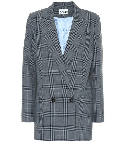 Checked blazer | Ganni
