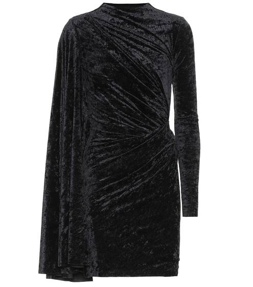 Crushed velvet minidress | Balenciaga