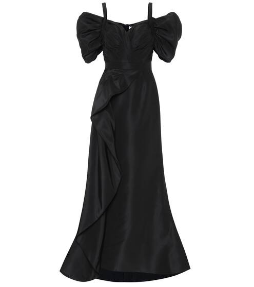 Silk-satin gown | Alexander McQueen