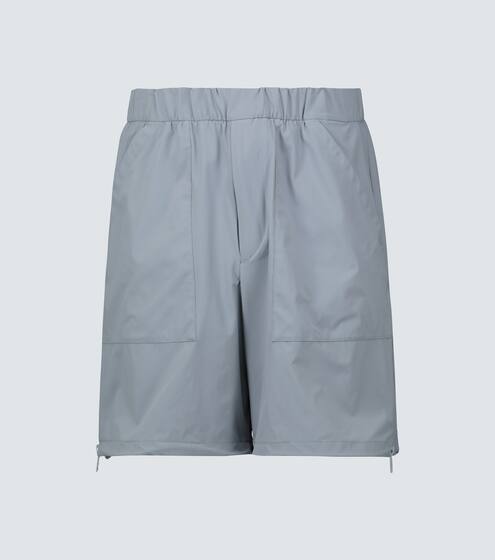 Exclusive to Mytheresa – technical fabric shorts with zips | Prada
