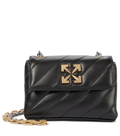 off white leather bag