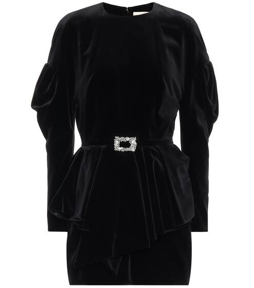 Embellished velvet minidress | Alexandre Vauthier
