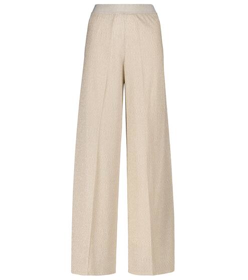 High-rise crochet wide-leg pants | Missoni