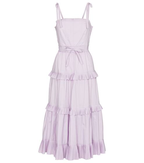 Lune tiered cotton midi dress | Ulla Johnson