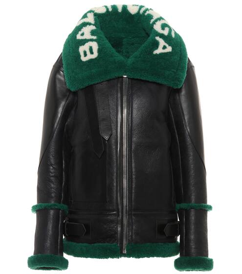 The Bombardier shearling jacket | Balenciaga
